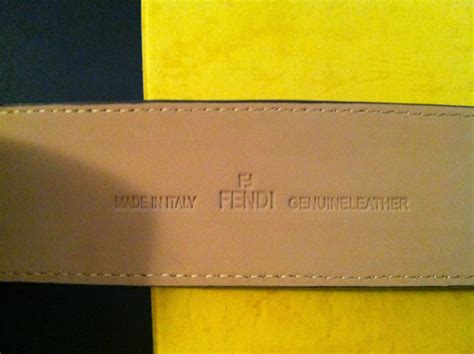 fendi belt tag|Fendi serial number plate.